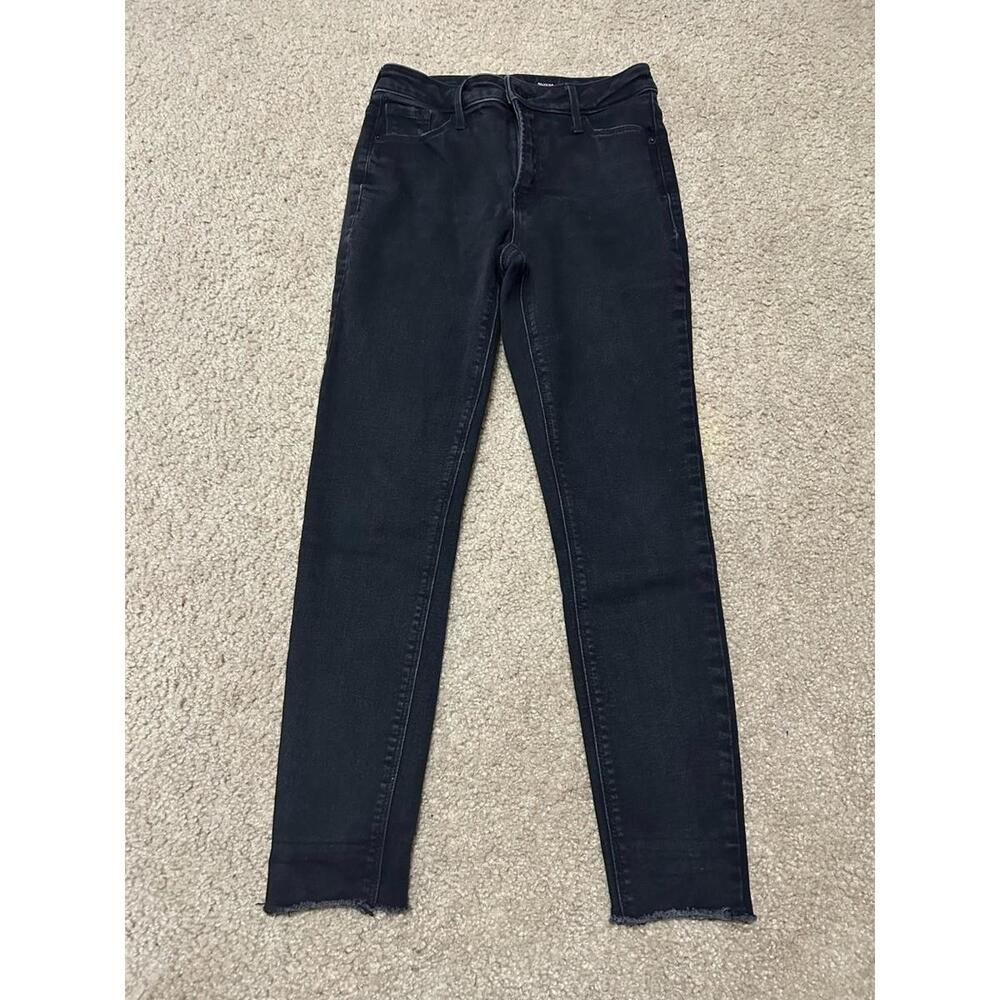 Old Navy Women’s Super Skinny Jeans High Rise Stretch Black Size 4